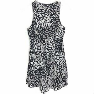 Armani Exchange Cheetah Print Romper